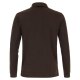 CASAMODA Herren Poloshirt Langarm Polokragen Casual Piqué Braun