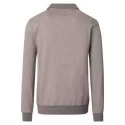 CASAMODA Herren Sweat-Troyer Zipper Regular Baumwolle Beige