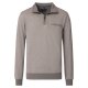 CASAMODA Herren Sweat-Troyer Zipper Regular Baumwolle Beige
