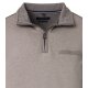CASAMODA Herren Sweat-Troyer Zipper Regular Baumwolle Beige
