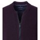 CASAMODA Herren Strickjacke Reißverschluss Regular-Fit Rot