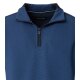 CASAMODA Herren Sweatshirt Troyer Zipper Regular-Fit Aqua