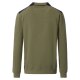CASAMODA Herren Sweatshirt Troyer Zipper Regular-Fit Olivgrün