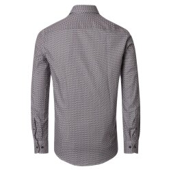 CASAMODA Herren Freizeithemd Langarm Casual-Fit Blau...
