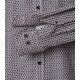 CASAMODA Herren Freizeithemd Langarm Casual-Fit Blau gemustert
