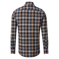 CASAMODA Herren Freizeithemd Langarm Button-Down Casual...