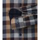 CASAMODA Herren Freizeithemd Langarm Button-Down Casual Blau kariert