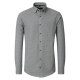 CASAMODA Herren Freizeithemd Langarm Button-Down Grün gemustert