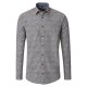 CASAMODA Herren Freizeithemd Langarm Kent Casual Braun gemustert