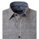 CASAMODA Herren Freizeithemd Langarm Kent Casual Braun gemustert