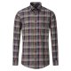 CASAMODA Herren Freizeithemd Langarm Button-Down Casual Blau kariert