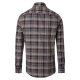 CASAMODA Herren Freizeithemd Langarm Button-Down Casual Blau kariert