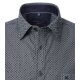 CASAMODA Herren Freizeithemd Langarm Kent Casual Grün gemustert