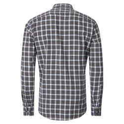 CASAMODA Herren Freizeithemd Langarm Button-Down Blau...