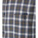 CASAMODA Herren Freizeithemd Langarm Button-Down Blau kariert