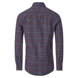 CASAMODA Herren Freizeithemd Langarm Kent Casual Braun...