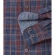 CASAMODA Herren Freizeithemd Langarm Kent Casual Braun kariert