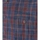 CASAMODA Herren Freizeithemd Langarm Kent Casual Braun kariert