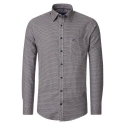 CASAMODA Herren Freizeithemd Langarm Kent Comfort Blau...