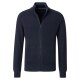 CASAMODA Herren Strickjacke Reißverschluss Regular-Fit Aqua