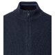 CASAMODA Herren Strickjacke Reißverschluss Regular-Fit Aqua