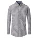 CASAMODA Herren Freizeithemd Langarm Button-Down Grün kariert