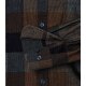 CASAMODA Herren Freizeithemd Langarm Kent Cord Casual Blau kariert