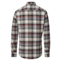 CASAMODA Herren Flanellhemd Langarm Kent Comfort...