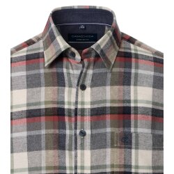 CASAMODA Herren Flanellhemd Langarm Kent Comfort...