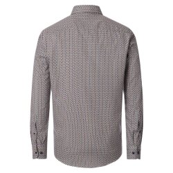 CASAMODA Herren Freizeithemd Langarm Button-Down Orange...