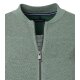 CASAMODA Herren Strickjacke Reißverschluss Regular-Fit Hellgrün