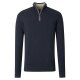 CASAMODA Herren Stricktroyer Langarm Regular-Fit Aqua