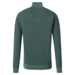 CASAMODA Herren Stricktroyer Langarm Regular-Fit Grün