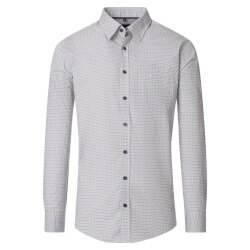 CASAMODA Herren Freizeithemd Langarm Kent Casual Blau...
