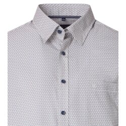 CASAMODA Herren Freizeithemd Langarm Kent Casual Blau gemustert