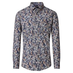 CASAMODA Herren Freizeithemd Langarm Button-Down Casual...