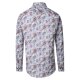 CASAMODA Herren Freizeithemd Langarm Button-Down Rot floral