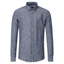 CASAMODA Herren Freizeithemd Langarm Button-Down Casual...