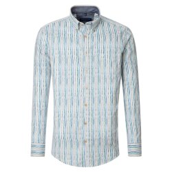 CASAMODA Herren Freizeithemd Langarm Button-Down Comfort...
