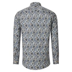 CASAMODA Herren Freizeithemd Langarm Kent Comfort Blau...