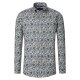 CASAMODA Herren Freizeithemd Langarm Kent Comfort Blau gemustert