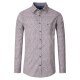 CASAMODA Herren Freizeithemd Langarm Kent Comfort Blau gemustert