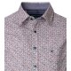CASAMODA Herren Freizeithemd Langarm Kent Comfort Blau gemustert
