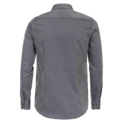 VENTI Herren Businesshemd Langarm Kent Modern-Fit Braun...
