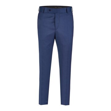 Wilvorst SINCE-1916 Herren Hose Drop8 Blau strukturiert