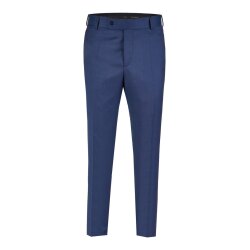 Wilvorst SINCE-1916 Herren Hose Drop8 Blau strukturiert