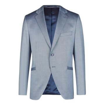 Wilvorst SINCE-1916 Herren Sakko Revers Drop8 Blau meliert