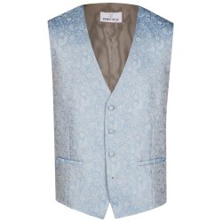 Wilvorst SINCE-1916 Herren Weste V-Neck Drop8 Hellblau...