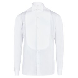 Wilvorst CLASSICs Herren Frack-Hemd Classic-Fit Weiß
