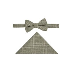 Wilvorst GREEN-WEDDING Herren Schleife Einstecktuch...